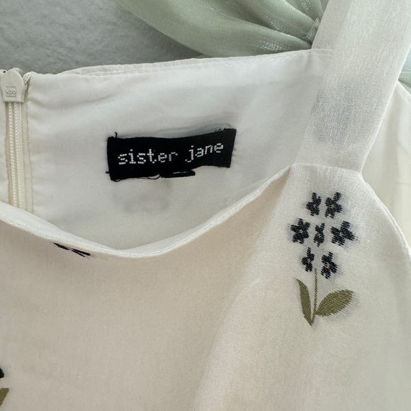 Sister Jane Bow Strap Jacquard Mini Dress - Picture 10 of 10